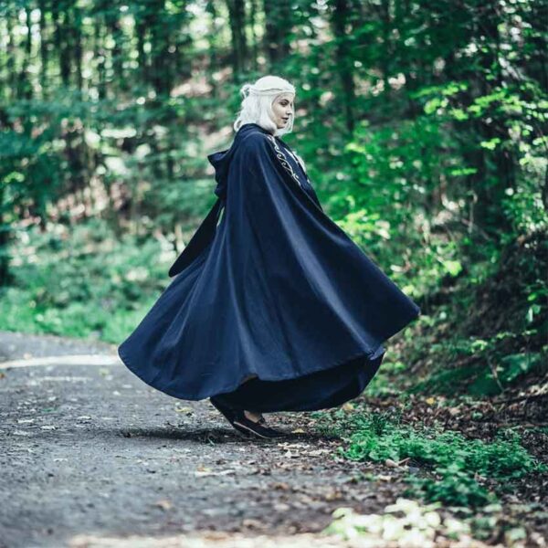 Lyra Medieval Cloak - Black