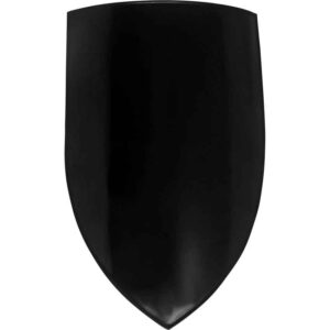 Black Steel Medieval Heater Shield