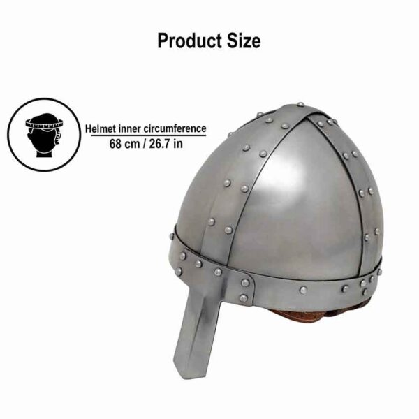 Norman Nasal Steel Helmet - 16 Gauge