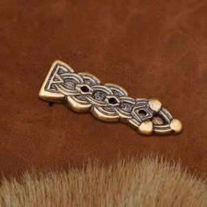 Antiqued Brass Celtic Belt Tip