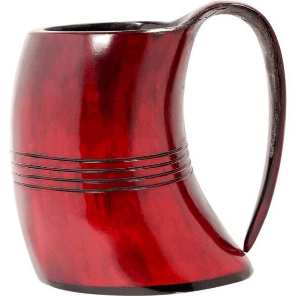 Viking Crimson Horn Tankard