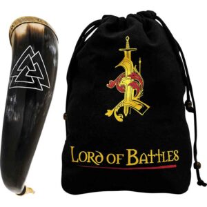 Viking Valknut Drinking Horn