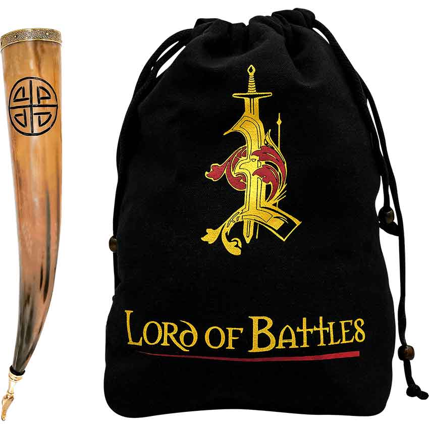 Viking Shield Knot Drinking Horn