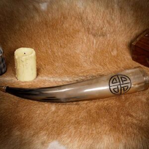 Viking Shield Knot Drinking Horn