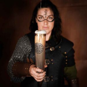 Viking Shield Knot Drinking Horn