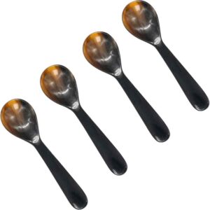 Viking Horn Spoons - Set of 4