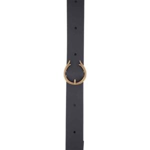 Adventurer's Leather Shoulder Bag - Black