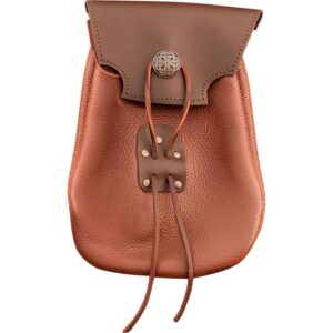 Adventurer's Medieval Belt Bag - Brown