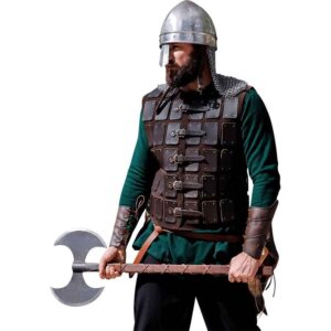 Tyr Viking Leather Brigandine - Brown