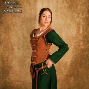 Julienne Suede Bodice – Brown
