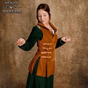 Adventuring Princess Suede Vest - Brown