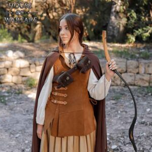 Adventuring Princess Suede Vest - Brown