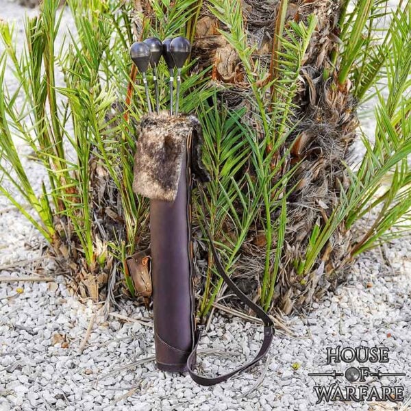 Cernunnos Leather Quiver - Brown