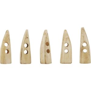 Medieval Horn Toggles - Set of 5