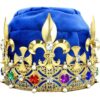 Golden King's Crown - Multicolored Gems