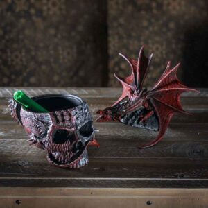 Serpent Infection Skull Trinket Box