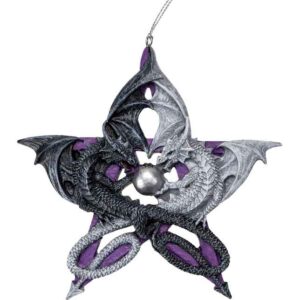 Pentagram Dragon Christmas Ornament