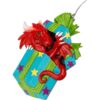 Dragon in Gift Christmas Ornament