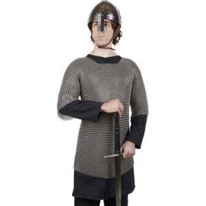 Half Sleeve Stainless Steel Butted Chainmail Hauberk