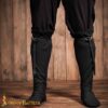 Medieval Leather Leg Garters - Black