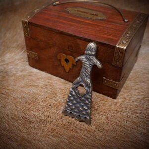 Antiqued Brass Renaissance Belt Tip
