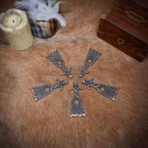 Antiqued Brass Renaissance Belt Tip