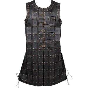 North Warrior Leather Scale Armour - Black