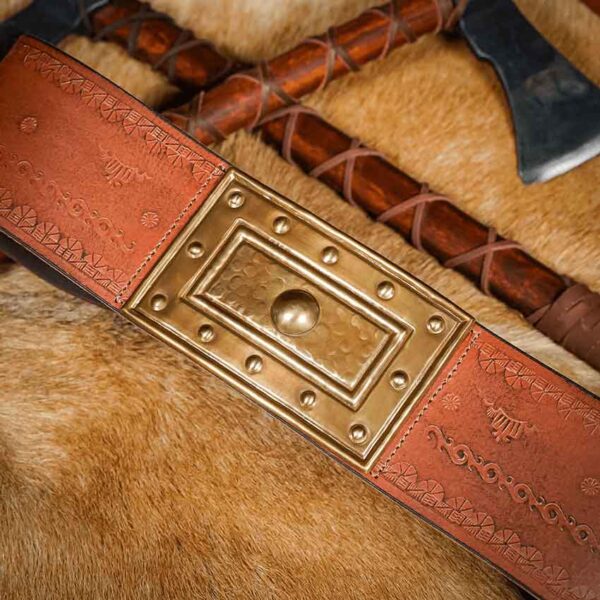 Fantasy Barbarian Leather Belt