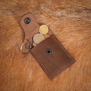Medieval Coin Pouch Keychain
