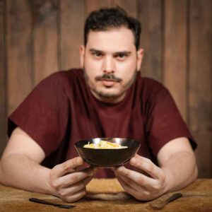 Viking Horn Feasting Bowl