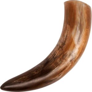 Natural Finish Viking Drinking Horn