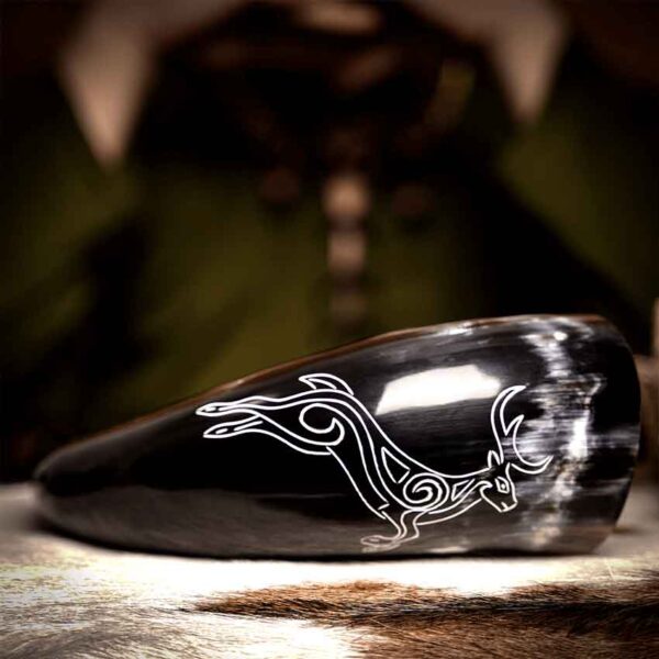 Roebuck Viking Drinking Horn