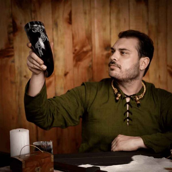 Roebuck Viking Drinking Horn