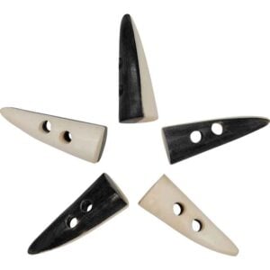 Dual Toned Medieval Toggles - Set of 5