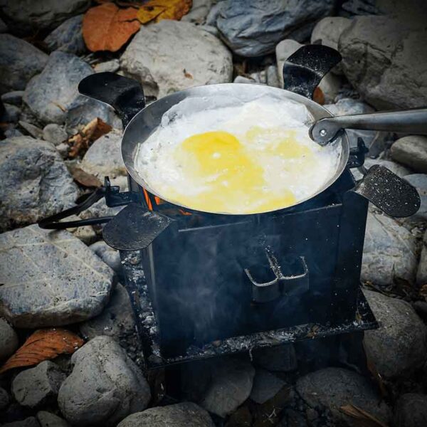 Medieval Folding Cooking Pan