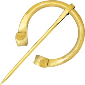 Brass Medieval Cloak Pin