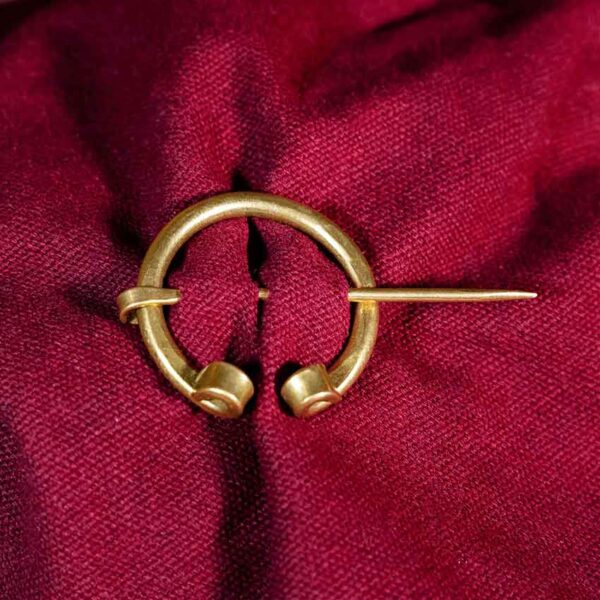 Brass Medieval Cloak Pin