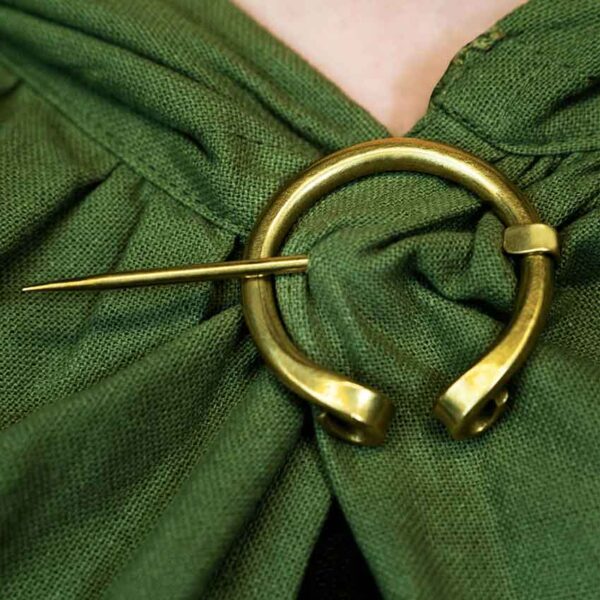 Brass Medieval Cloak Pin