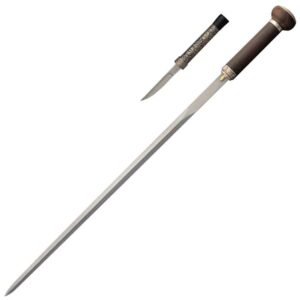 Folded-Steel Taiji Sword Cane with Knife