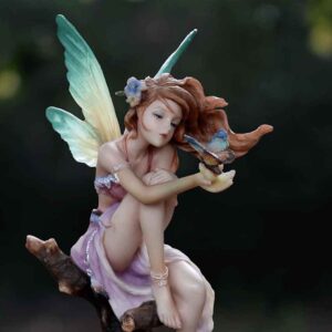 Kiss of the Butterfly Fairy Statue