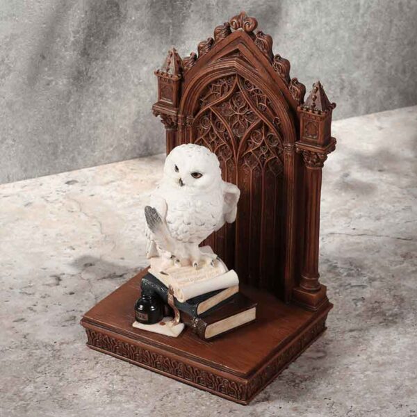 Grand Snowy Owl of Wisdom Statue