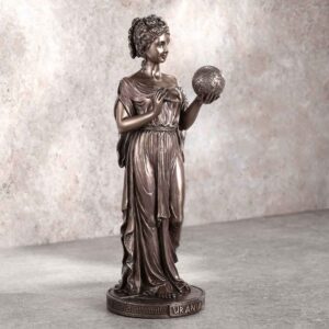 Bronze Urania Greek Goddess Statue
