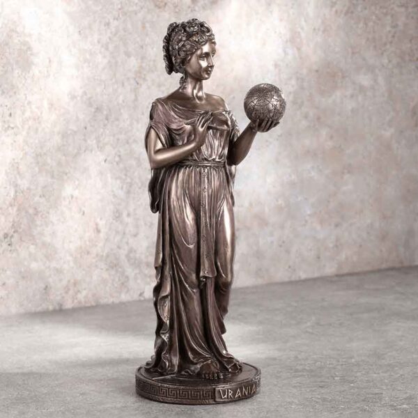 Bronze Urania Greek Goddess Statue