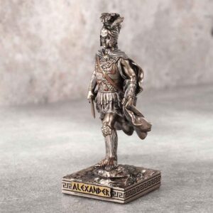 Bronze Alexander Greek Warrior Statue