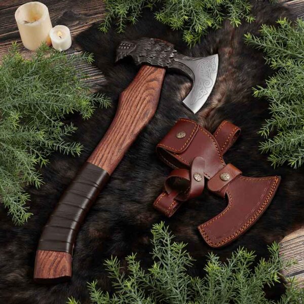 Wolf Hammer Viking Axe