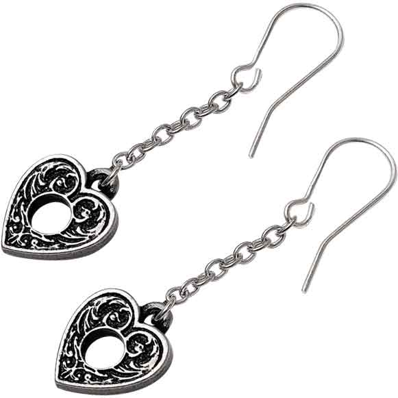 Heart Planchette Earrings