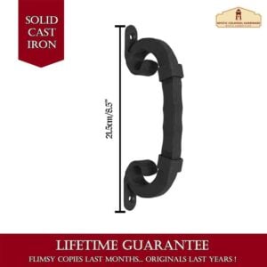 Averille Iron Medieval Door Handle