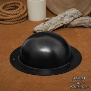 Blackened Medieval Steel Umbo