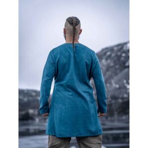 Ragnar Linen Viking Tunic – Blue