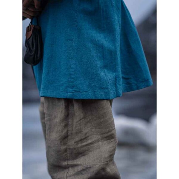 Ragnar Linen Viking Tunic – Blue